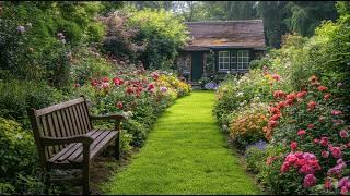 Garden Of Heartfelt Moments, The Beauty Of Aging With Loved Ones In A Flower-laden Country Frontyard