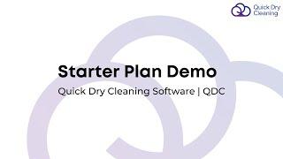 Starter Plan Demo - Quick Dry Cleaning Software | QDC