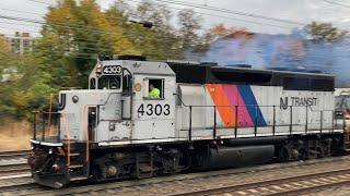 *90’S TAGLESS K5LA HORN* GP40 EQUIPMENT MOVE AT  TRENTON (FAST)