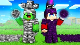 Mikey WITHER STORM King vs JJ ENDER STORM Armor Survival Battle in Minecraft (Maizen)