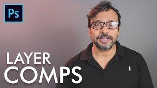 Layer Comps in Adobe Photoshop - Urdu / Hindi