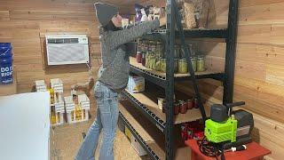 SHED TO HOUSE | Filling our Prepper Pantry