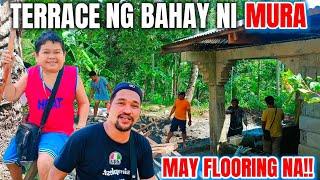 PART 5 MURA SUBRANG TUWA TERACE NG BAHAY NYA MAY FLOORING NA