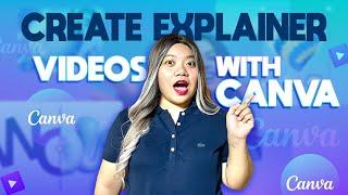 How To Create Explainer Videos With Canva | For Beginners