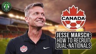 We asked Jesse Marsch how he recruits dual-nationals to play for CanMNT 