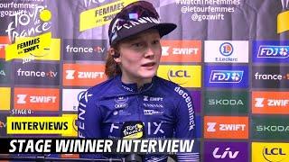 Stage winner interview - Stage 4 - Tour de France Femmes avec Zwift 2024