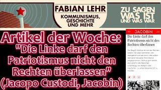 Artikel der Woche: "Die Linke darf den Patriotismus nicht den Rechten überlassen" (Jacopo Custodi)