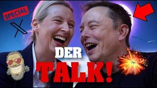 BEST OF Musk-Weidel-TALK! „Entweder total bescheuert…“ ️Merkel, Hitler, Gott und Mars!