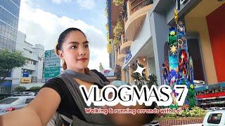 Walking & Running errands in Baguio City| New baby clothes  |VLOGMAS 2024 