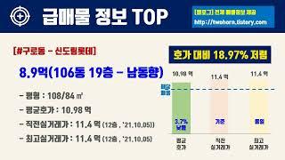 2월2주서울시 구로구 아파트 저렴한 매물정보아파트 시세,시장분석