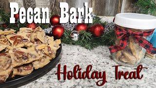 Simple Pecan Bark ~ Easy Holiday Treat