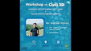 Workshop on Civil 3D by ICE | How to use Civil 3D | Road alignment on Civil 3D for Beginners