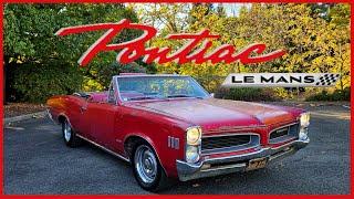 1966 Pontiac Lemans Convertible for Sale in Montero Red