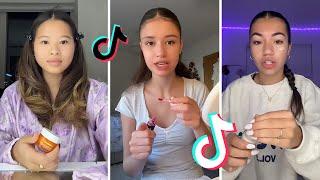 Makeup Tutorial Tiktok Compilation - GRWM  ( Get Ready With Me ) ️(Skincare, Makeup, Outfits) 1018