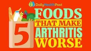 5 WORST foods for Arthritis and Joint Pain (Avoid!)