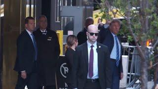 Donald Trump Leaving Trump Tower DAY 2  MANHATTAN - NYC