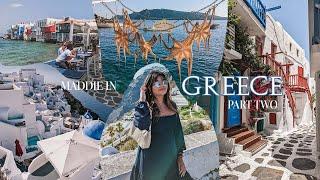 Maddie in Greece (Part Two) || Mykonos & Santorini