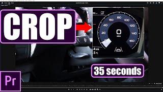 How to CROP A Clip in Premiere Pro