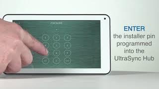 Installing the Ultrasync Touchscreen UX-TOUCH01 to the network - Security AllStar