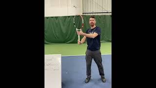 Tennis Tip: C-Shaped Forehand Backswing