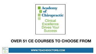 Best Online Continuing Education Courses for Chiropractors