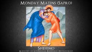 Monday Matins (Sapro) - Shehimo Recordings