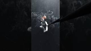  #underwater #freediver #freediving #goth #alt