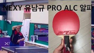 [탁구라켓추천] 구형 허롱5를 닮은 NEXY 유남규 PRO ALC 알파를 추천합니다!!!! [경기영상포함]