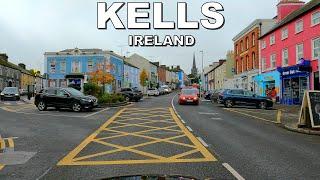 DRIVING through KELLS TOWN in IRELAND  4K (60fps)