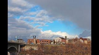 Brantford, Ontario: Driving Around Downtown in November, 2017