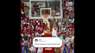 Indiana Men's Basketball | TJD Tweet with Highlights