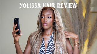 P4/613 BLONDE HIGHLIGHTS WIG REINSTALL & REVIEW | PRE CURLED | ft Yolissa Hair | Ivy Ifeoma