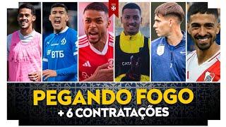 PEGANDO FOGO: + 6 CONTRATAÇÕES E 8 JOGADORES DE SAÍDA!