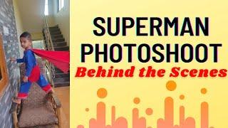 Superman Photoshoot ft.RithwikGali Behind the scenes | Childrens Adda