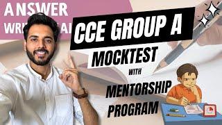 CCE GROUP A Full length mocktest with evaluation/