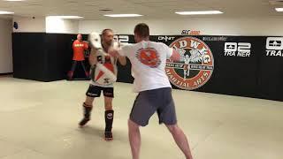 Mitt Session With UFC Fighter Nick Roehrick