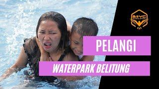 Berenang di Pelangi Waterpark Pilang Tanjungpandan