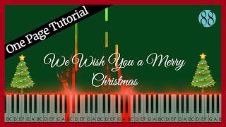 One Page Tutorial- We Wish You A Merry Christmas- 88Keys to Cure