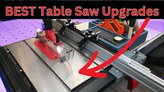 How to install 7 of the BEST table saw upgrades = Improved Performance