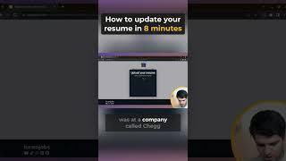 Update Your Resume In 8 Minutes