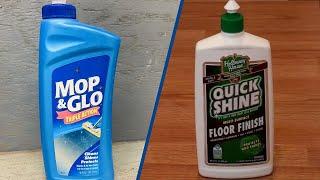 Mop and Glo vs Quick Shine: Which Floor Cleaner Gives You the Ultimate Shine?