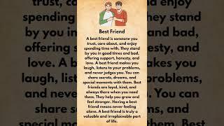 Learn English with Simple Explanation  What is a Best Friend  Easy English for Beginners
