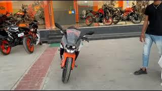 Rc200 electric orange ktm ankleshwar #ktmindia