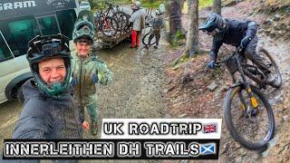 Innerleithen DH Trails in Schottland!󠁧󠁢󠁳󠁣󠁴󠁿 Adrenalin Uplift - UK Roadtrip #1 | Julian Schneider