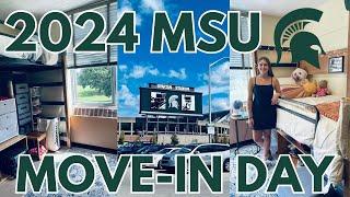 Michigan State Move In Day: 2024 My Freshman Moves In