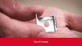 D-Line Safe-D U-Clip 30 | Screwfix