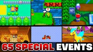 ALL SECRET & COMMON OVERWORLD & EVENT Pokémon Gen (1-9)