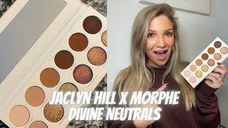 JACLYN HILL X MORPHE DIVINE NEUTRALS PALETTE REVIEW + TUTORIAL