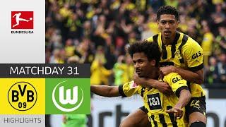 Big STATEMENT from BVB! | Borussia Dortmund - VfL Wolfsburg 6-0 | Highlights | Bundesliga 22/23