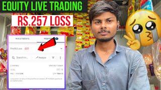 आज मार्केट ने मेरा दोनों साइड से SL को हिट किया|intraday trading for beginners…